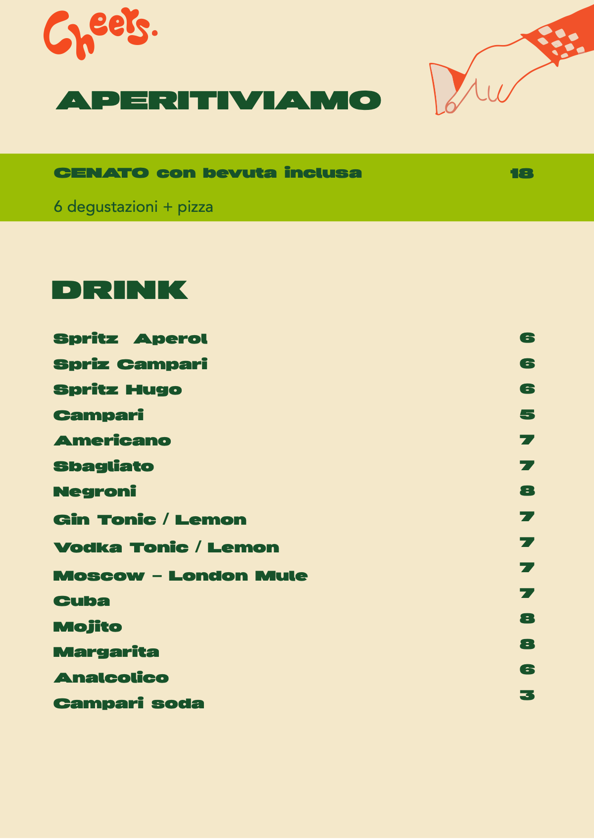 Aperitivo — drink e cenato