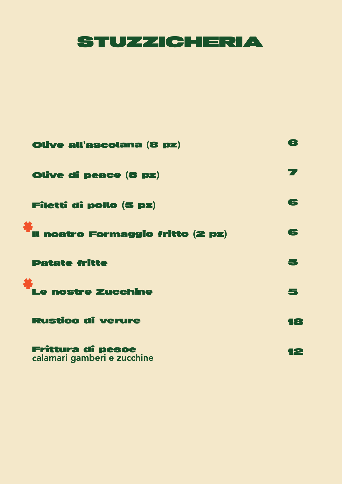 Stuzzicheria — cibo e stuzzichini